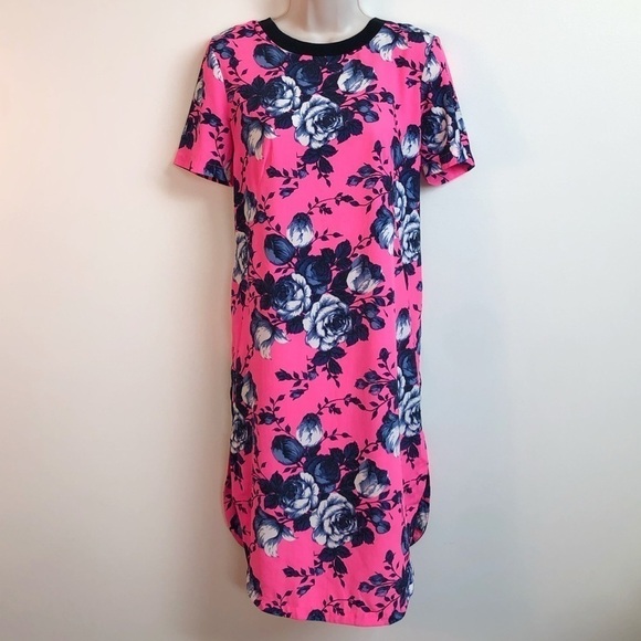 ASOS floral pink short sleeve midi s… - Picture 3 of 10